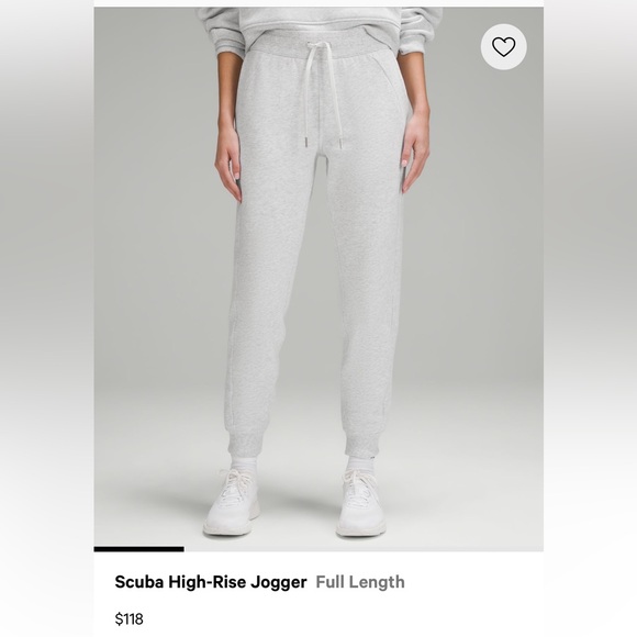 lululemon athletica Pants - LULULEMON SCUBA HIGH RISE JOGGER FULL LENGTH